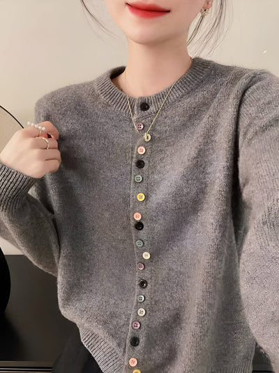 Sibylle | Cardigan mit Knöpfen