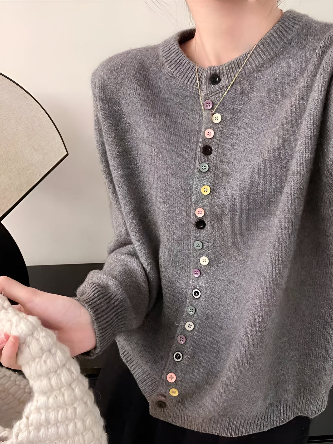 Sibylle | Cardigan mit Knöpfen