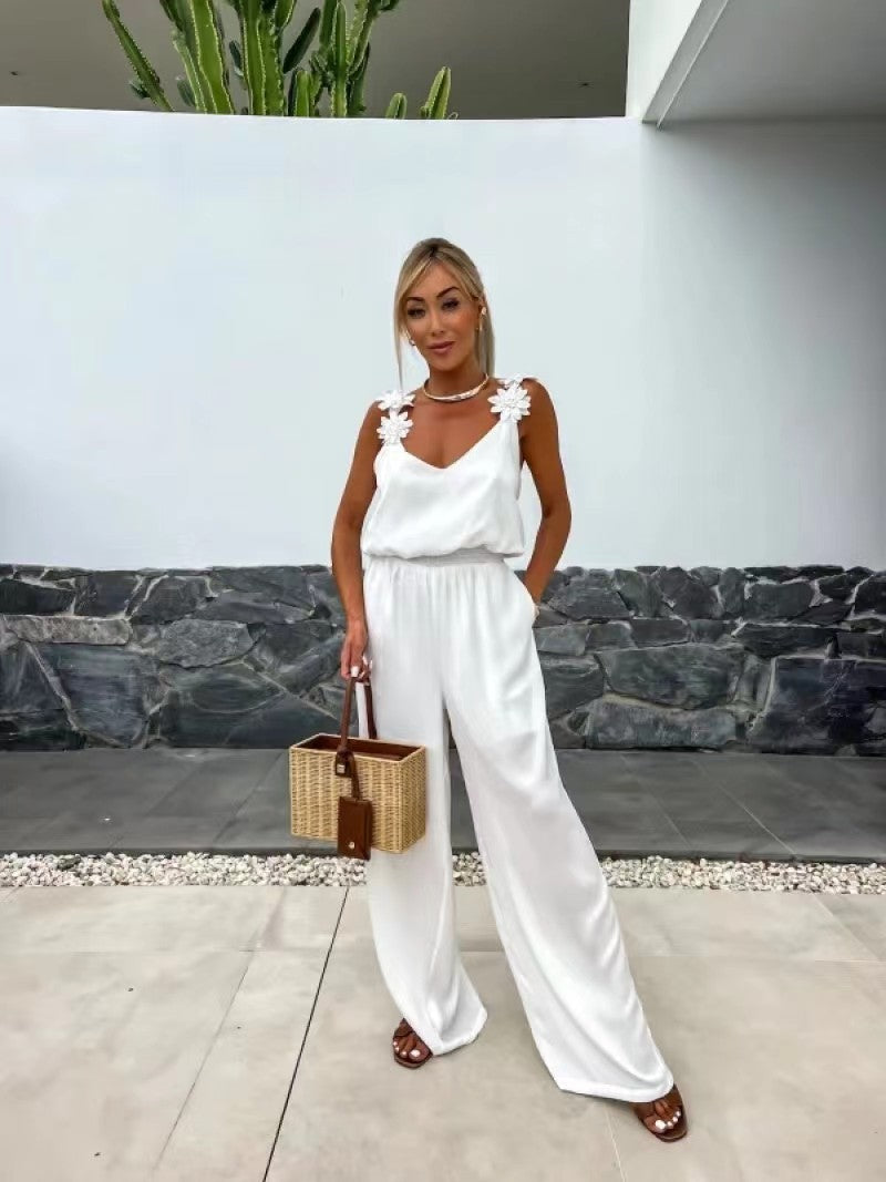 Maya | Jumpsuit mit weitem Bein für Damen