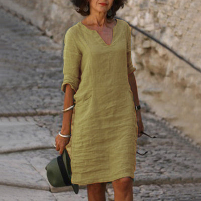 Josette™ | Elegante Jurk met V-hals