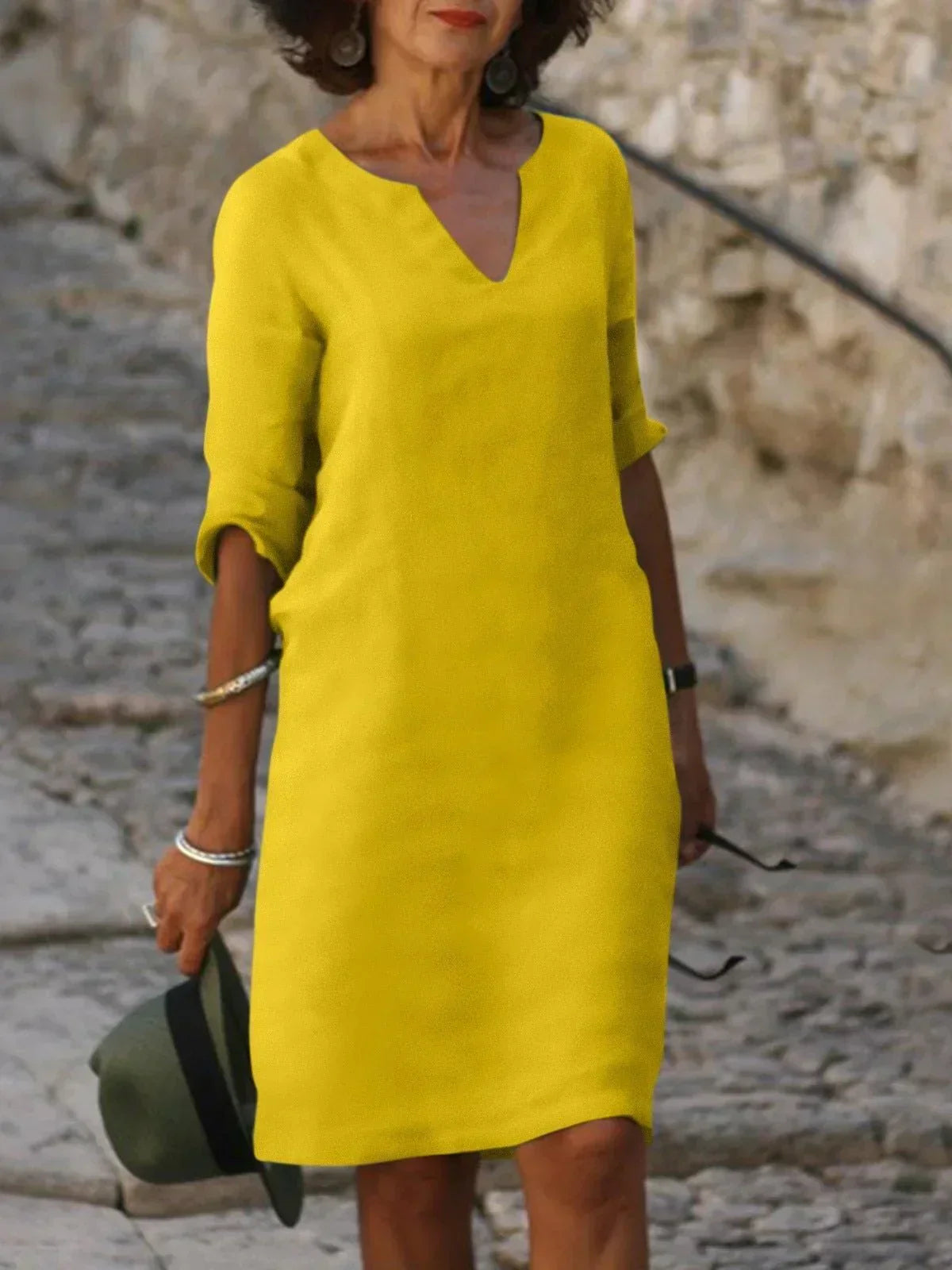 Josette™ | Elegante Jurk met V-hals